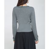 ハイウエストショート丈ニットカーディガン | SAISON DE PAPILLON | 詳細画像11