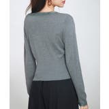 ハイウエストショート丈ニットカーディガン | SAISON DE PAPILLON | 詳細画像4