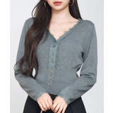 ハイウエストショート丈ニットカーディガン | SAISON DE PAPILLON | 詳細画像7