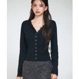 ハイウエストショート丈ニットカーディガン | SAISON DE PAPILLON | 詳細画像16