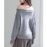 オフショルダー 長袖 ニットトッブス | SAISON DE PAPILLON | 詳細画像12