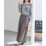 オフショルダー 長袖 ニットトッブス | SAISON DE PAPILLON | 詳細画像14