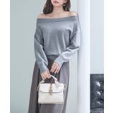 オフショルダー 長袖 ニットトッブス | SAISON DE PAPILLON | 詳細画像15