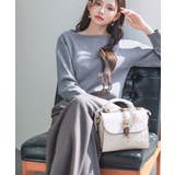 オフショルダー 長袖 ニットトッブス | SAISON DE PAPILLON | 詳細画像7