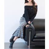 オフショルダー 長袖 ニットトッブス | SAISON DE PAPILLON | 詳細画像44