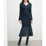 ブラック | デシンドッキングマーメイドニットワンピース | SAISON DE PAPILLON 