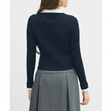 レイヤー配色カラーリブニット | SAISON DE PAPILLON | 詳細画像21