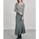 レイヤー配色カラーリブニット | SAISON DE PAPILLON | 詳細画像15