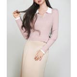 レイヤー配色カラーリブニット | SAISON DE PAPILLON | 詳細画像7