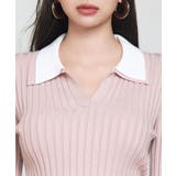 レイヤー配色カラーリブニット | SAISON DE PAPILLON | 詳細画像9