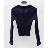 レイヤー配色カラーリブニット | SAISON DE PAPILLON | 詳細画像26