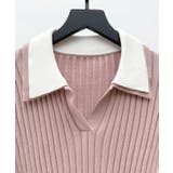 レイヤー配色カラーリブニット | SAISON DE PAPILLON | 詳細画像36