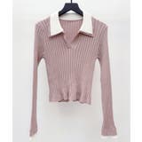 レイヤー配色カラーリブニット | SAISON DE PAPILLON | 詳細画像34