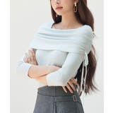 オフショルダーニットトップス | SAISON DE PAPILLON  | 詳細画像22 