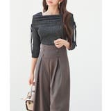 オフショルダーニットトップス | SAISON DE PAPILLON  | 詳細画像17 