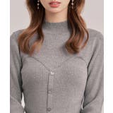 ビスチェ風リブ編みニットトップス | SAISON DE PAPILLON | 詳細画像11