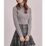 ビスチェ風リブ編みニットトップス | SAISON DE PAPILLON | 詳細画像3