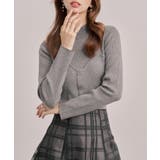 ビスチェ風リブ編みニットトップス | SAISON DE PAPILLON | 詳細画像9