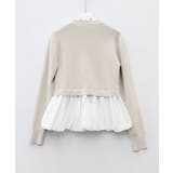 異素材フリルバルーンペプラムニットトップス | SAISON DE PAPILLON | 詳細画像25