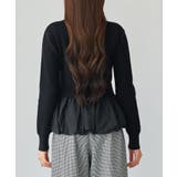 異素材フリルバルーンペプラムニットトップス | SAISON DE PAPILLON | 詳細画像19