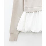 異素材フリルバルーンペプラムニットトップス | SAISON DE PAPILLON | 詳細画像27