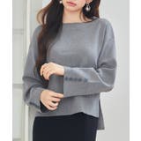 ドロップド・ショルダーショート丈セーター | SAISON DE PAPILLON | 詳細画像19