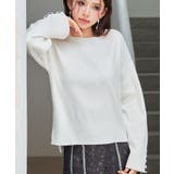 アイボリー | ドロップド・ショルダーショート丈セーター | SAISON DE PAPILLON