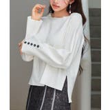 ドロップド・ショルダーショート丈セーター | SAISON DE PAPILLON | 詳細画像32