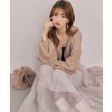 ショート丈ボリュームニットカーディガン | SAISON DE PAPILLON | 詳細画像13