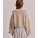 ショート丈ボリュームニットカーディガン | SAISON DE PAPILLON | 詳細画像5