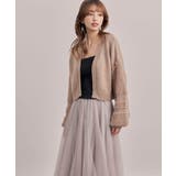 ショート丈ボリュームニットカーディガン | SAISON DE PAPILLON | 詳細画像7