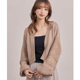 ショート丈ボリュームニットカーディガン | SAISON DE PAPILLON | 詳細画像8