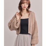 ショート丈ボリュームニットカーディガン | SAISON DE PAPILLON | 詳細画像9