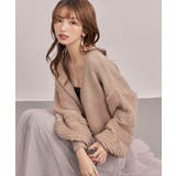 ショート丈ボリュームニットカーディガン | SAISON DE PAPILLON | 詳細画像11