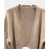 ショート丈ボリュームニットカーディガン | SAISON DE PAPILLON | 詳細画像20