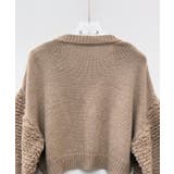 ショート丈ボリュームニットカーディガン | SAISON DE PAPILLON | 詳細画像21