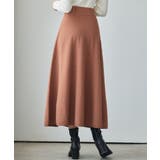 ベーシックレーヨン混ニットフレアスカート | SAISON DE PAPILLON | 詳細画像5