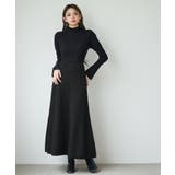 ベーシックレーヨン混ニットフレアスカート | SAISON DE PAPILLON | 詳細画像13