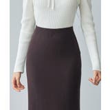 マーメイド裾フリンジニットロングスカート | SAISON DE PAPILLON  | 詳細画像26 