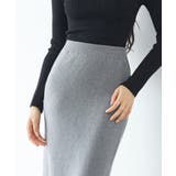 マーメイド裾フリンジニットロングスカート | SAISON DE PAPILLON  | 詳細画像10 