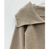 パール付きダブルジップニットカーディガン | SAISON DE PAPILLON | 詳細画像25