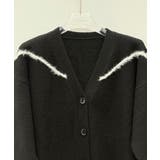 配色ラインロングニットカーディガン | SAISON DE PAPILLON | 詳細画像14