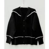 配色ラインロングニットカーディガン | SAISON DE PAPILLON | 詳細画像12