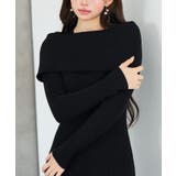 ショルダーロングニットワンピース | SAISON DE PAPILLON | 詳細画像29