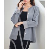 表裏配色ジャカード編みカーディガン | SAISON DE PAPILLON | 詳細画像4