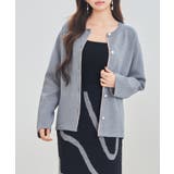 表裏配色ジャカード編みカーディガン | SAISON DE PAPILLON | 詳細画像8