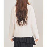 表裏配色ジャカード編みカーディガン | SAISON DE PAPILLON | 詳細画像13