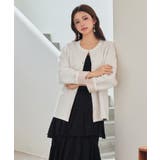 表裏配色ジャカード編みカーディガン | SAISON DE PAPILLON | 詳細画像15