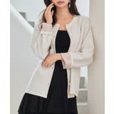 表裏配色ジャカード編みカーディガン | SAISON DE PAPILLON | 詳細画像16