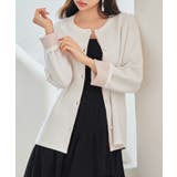 表裏配色ジャカード編みカーディガン | SAISON DE PAPILLON | 詳細画像17